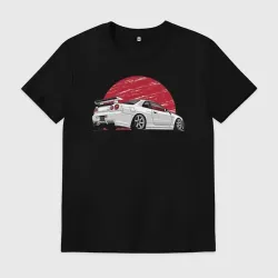 Мужская футболка хлопок Nissan Skyline art 