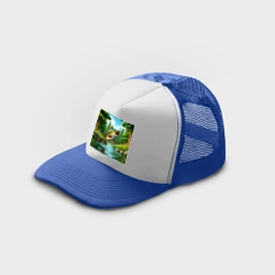 Кепка тракер с сеткой Крупный улов - рыбалка - фото 2