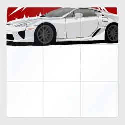 Магнитный плакат 3Х3 Lexus LFA  Японский суперкар