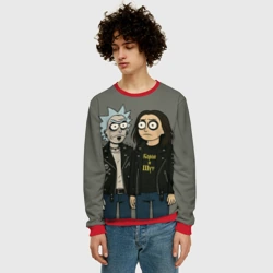 Мужской свитшот 3D КиШ - Рик и Морти - фото 2