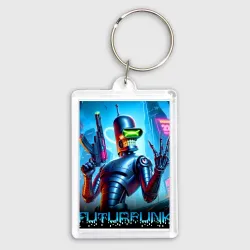 Брелок прямоугольный 35*50 Cool cyber Bender - ai art fantasy