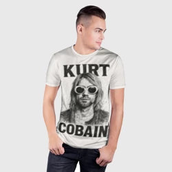 Мужская футболка 3D Slim Kurt Cobain - grunge-art - фото 2