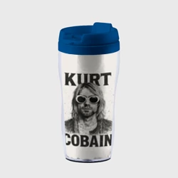 Термокружка-непроливайка Kurt Cobain - grunge-art