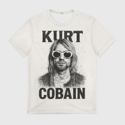 Мужская футболка 3D Kurt Cobain - grunge-art