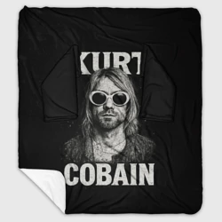 Плед с рукавами Курт Кобейн - гранж-арт