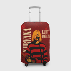 Чехол для чемодана 3D Нирвана, гранж из 90-х