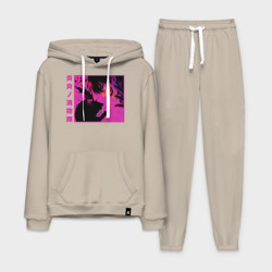 Мужской костюм хлопок с толстовкой Шинра Кусакабэ - Пламенная бригада пожарных