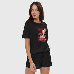 Женская пижама с шортиками хлопок Пламенная бригада пожарных - Хаумеа - фото 2
