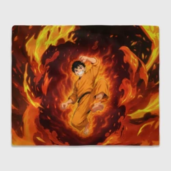 Плед 3D Шинра Пламенная бригада пожарных