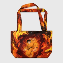 Пляжная сумка 3D Шинра Пламенная бригада пожарных