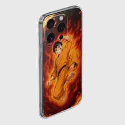 Чехол для iPhone 15 Pro силиконовый с защитой камеры Шинра Пламенная бригада пожарных - фото 2