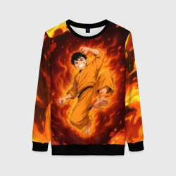 Женский свитшот 3D Шинра Пламенная бригада пожарных