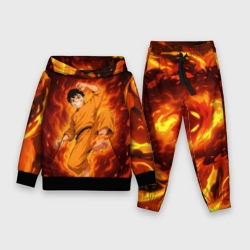 Детский костюм с толстовкой 3D Шинра Пламенная бригада пожарных