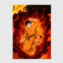 Постер Шинра Пламенная бригада пожарных