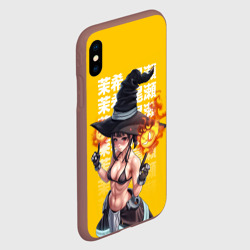 Чехол для iPhone XS Max матовый Пламенная бригада пожарных Маки ведьма - фото 2
