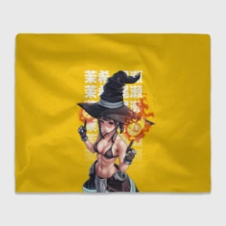 Плед 3D Пламенная бригада пожарных Маки ведьма