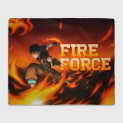 Плед 3D Пламенная бригада пожарных Шинра