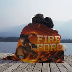 Плед 3D Пламенная бригада пожарных Шинра - фото 2