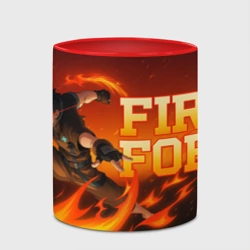 Кружка с полной запечаткой Пламенная бригада пожарных Шинра - фото 2