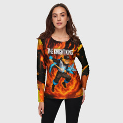 Женский лонгслив 3D Пламенная бригада пожарных - Артур Бойл - фото 2