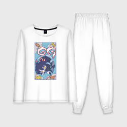 Женская пижама с лонгсливом хлопок Пламенная бригада пожарных - Тамаки Котатсу