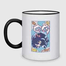 Кружка двухцветная Тамаки Котатсу - Пламенная бригада пожарных