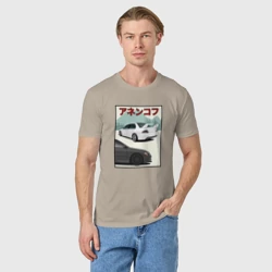 Мужская футболка хлопок Lancer Evolution IX  Турбо Легенда JDM - фото 2