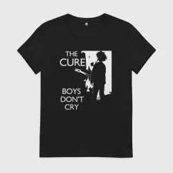 Женская футболка хлопок The Cure - парни не плачут