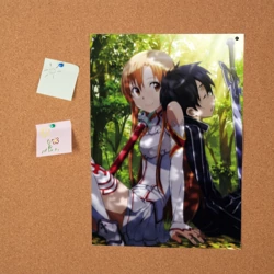 Постер Asuna & Kirito SAO - фото 2