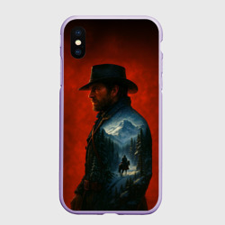 Чехол для iPhone XS Max матовый Red dead redemption 2 - Артур Морган