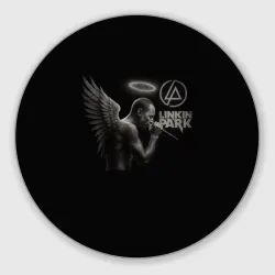 Круглый коврик для мышки Честер Беннингтон - LP angel