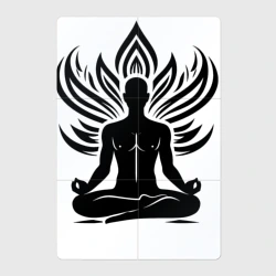 Магнитный плакат 2Х3 Медитация огня