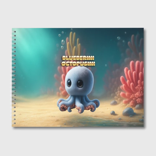Альбом для рисования Blueberini Octopusini мем
