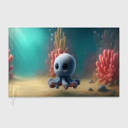 Флаг 3D Блуберрини Октопусини мем