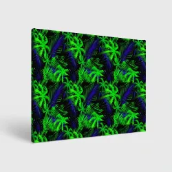 Холст прямоугольный Palm green