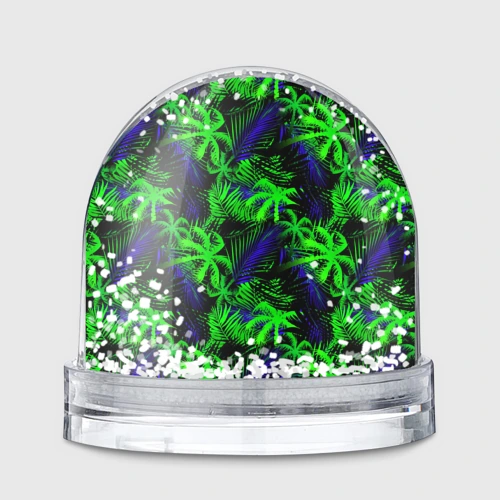 Игрушка Снежный шар Palm green