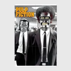 Магнитный плакат 2Х3 Jules Winnfield-Bender and Vincent Vega - Pulp Fiction