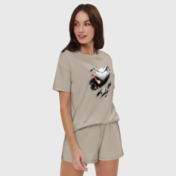 Женская пижама с шортиками хлопок Anime Goblin Slayer Orcbolg - фото 2