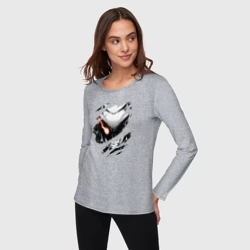 Женский лонгслив хлопок Anime Goblin Slayer Orcbolg - фото 2