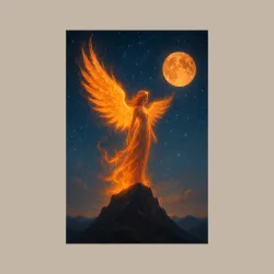 Мужской свитшот хлопок Fire angel - фото 2