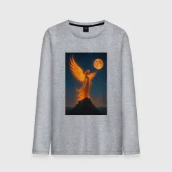 Мужской лонгслив хлопок Fire angel