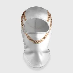 Балаклава 3D Золотая цепь