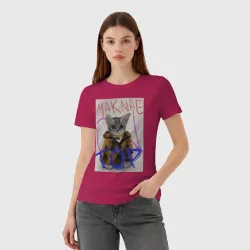 Женская футболка хлопок Maknae On TOP - фото 2