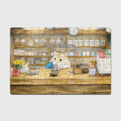 Головоломка Пазл магнитный 126 элементов Щас чаек с бутербродиками сделаем