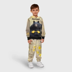 Детский костюм с толстовкой 3D Володя - мишка - фото 2