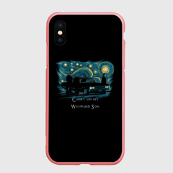 Чехол для iPhone XS Max матовый Сверхъестественное carry on my wayward son