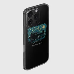Чехол для iPhone 16 Pro Max силиконовый с защитой камеры Сверхъестественное carry on my wayward son - фото 2