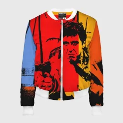 Женский бомбер 3D  Tony Montana