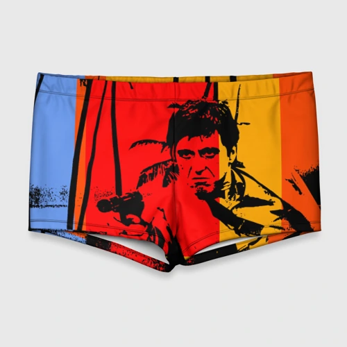 Мужские купальные плавки 3D  Tony Montana