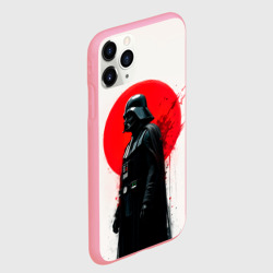 Чехол для iPhone 11 Pro Max матовый Дарт Вейдер на фоне заката - фото 2